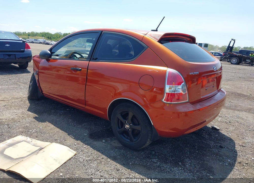 2009 HYUNDAI ACCENT GS VIN: KMHCM36C29U121568