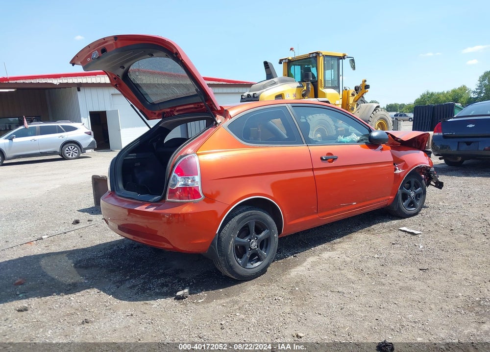 2009 HYUNDAI ACCENT GS VIN: KMHCM36C29U121568