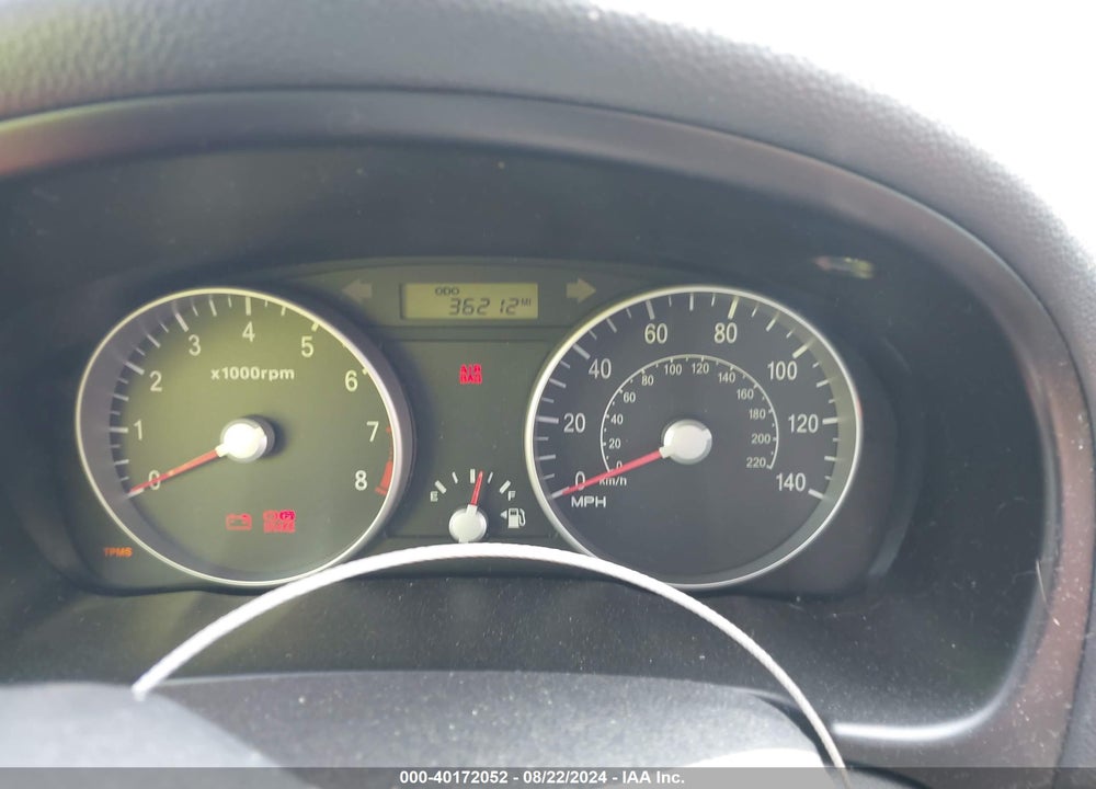 2009 HYUNDAI ACCENT GS VIN: KMHCM36C29U121568