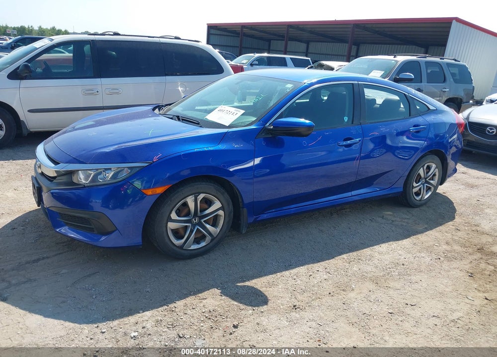 2016 HONDA CIVIC LX VIN: 19XFC2F52GE054417