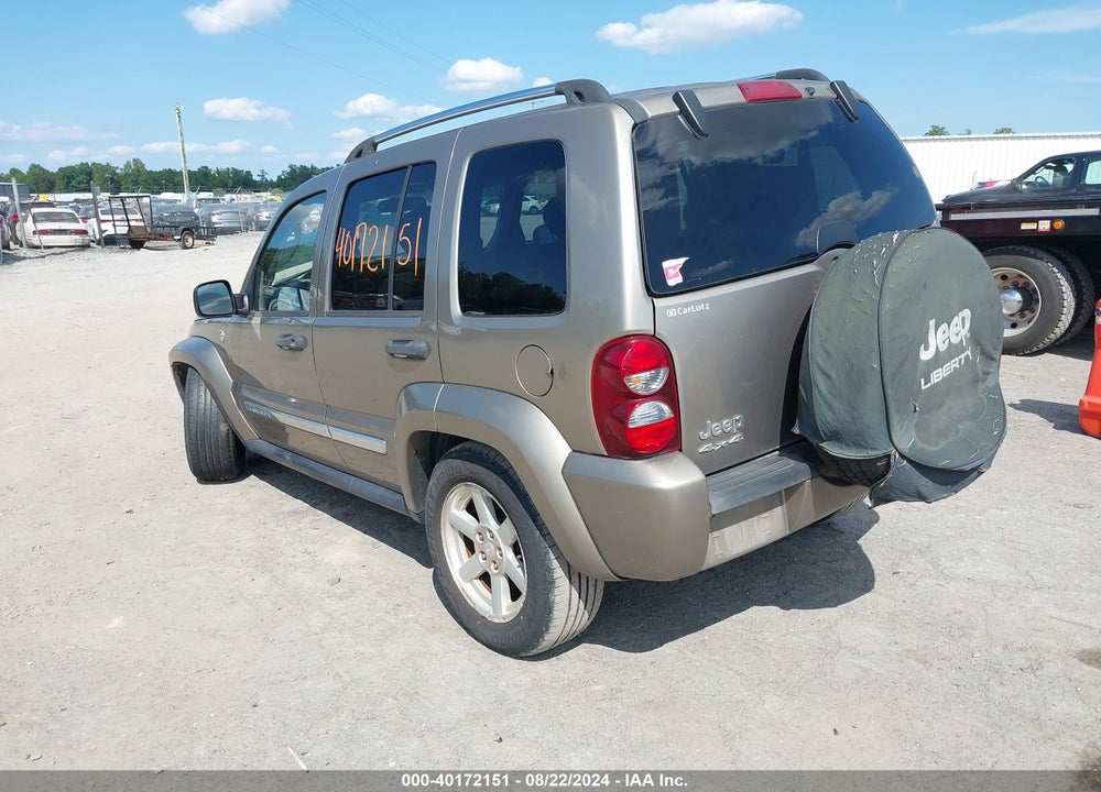 2005 JEEP LIBERTY LIMITED EDITION VIN: 1J4GL58K95W649691
