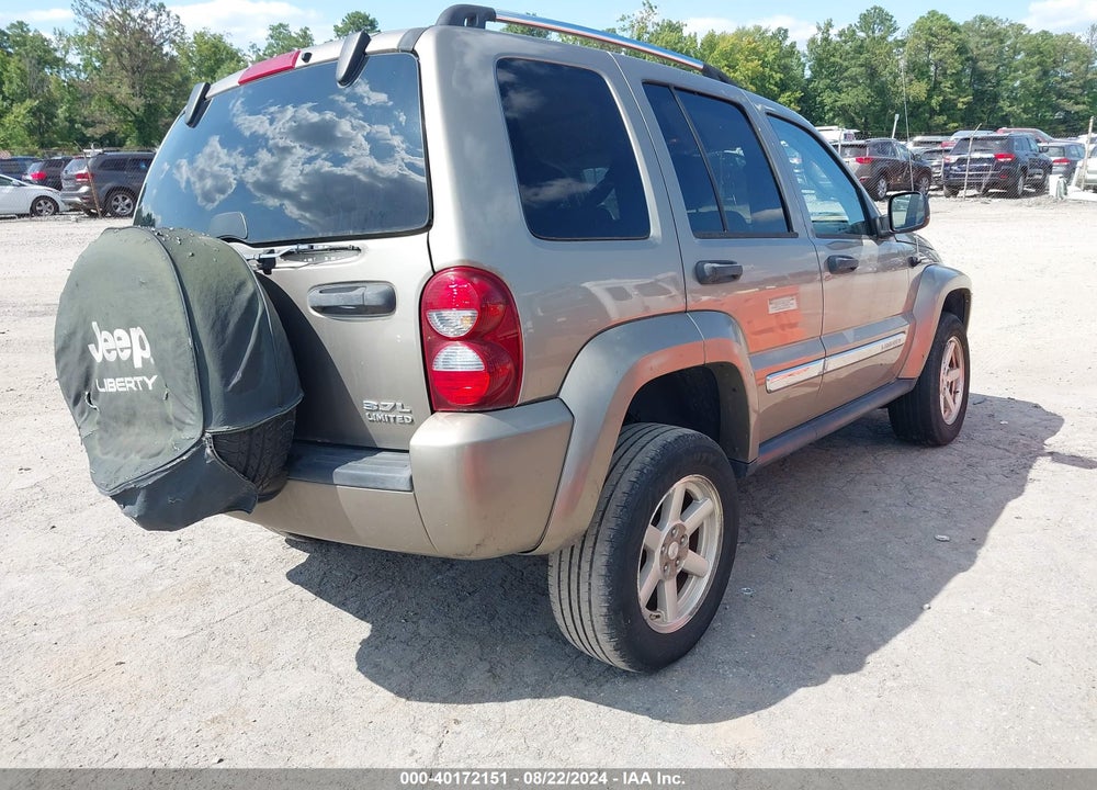2005 JEEP LIBERTY LIMITED EDITION VIN: 1J4GL58K95W649691