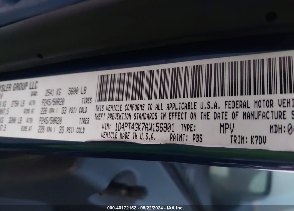 2010 DODGE NITRO HEAT VIN: 1D4PT4GK7AW156901