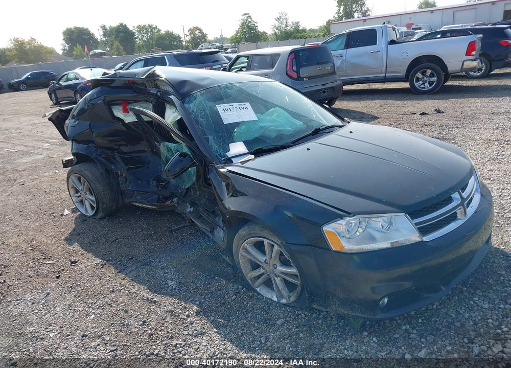 2012 AVENGER DODGE  SXT VIN: 1C3CDZCB0CN122789