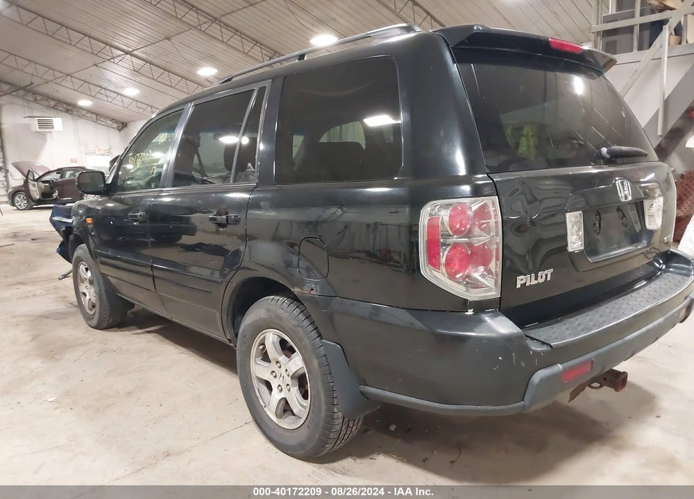 2007 HONDA PILOT EX VIN: 2HKYF18427H532426