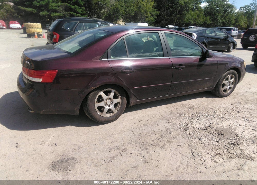 2006 HYUNDAI SONATA GLS V6/LX V6 VIN: 5NPEU46F26H036832