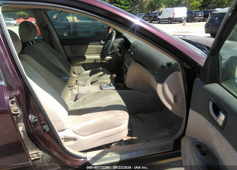 2006 HYUNDAI SONATA GLS V6/LX V6 VIN: 5NPEU46F26H036832