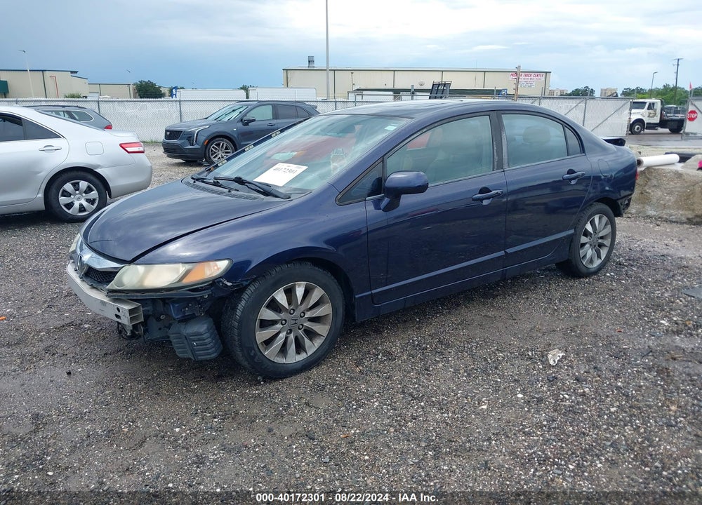 2010 HONDA CIVIC EX-L VIN: 2HGFA1F98AH532484