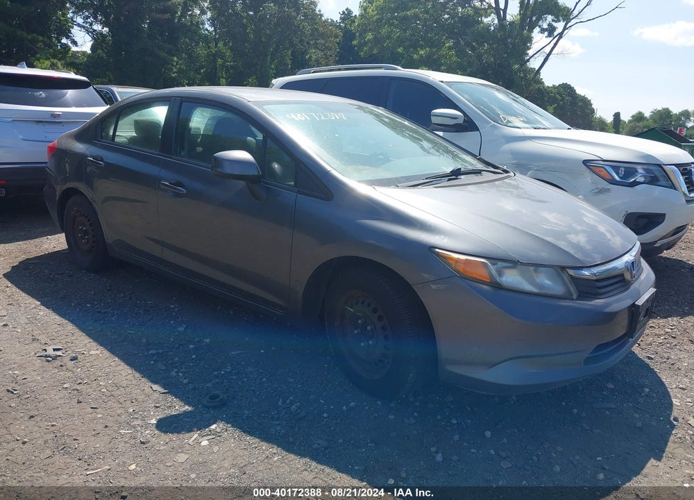 2012 HONDA CIVIC LX VIN: 19XFB2F50CE356754