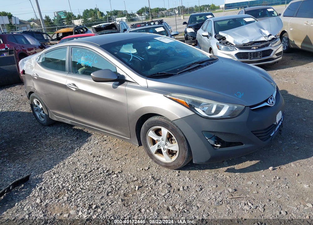 2014 HYUNDAI ELANTRA SE VIN: 5NPDH4AE1EH531813