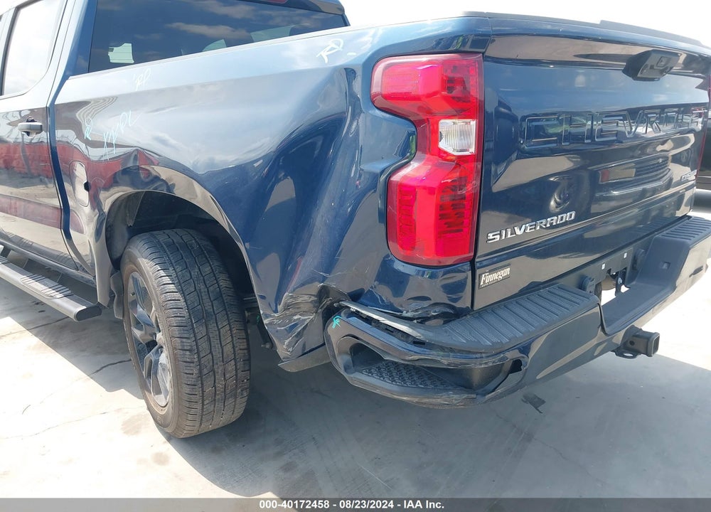 2022 CHEVROLET SILVERADO 1500 2WD SHORT BED CUSTOM VIN: 1GCPABEK5NZ642606