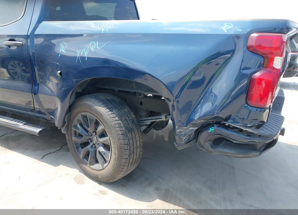 2022 CHEVROLET SILVERADO 1500 2WD SHORT BED CUSTOM VIN: 1GCPABEK5NZ642606