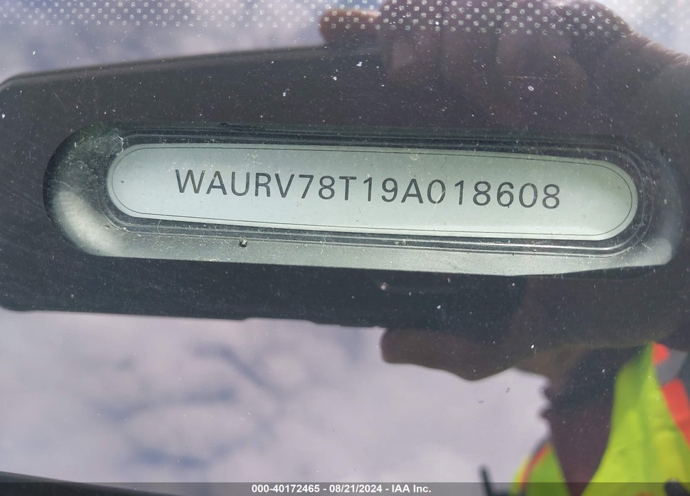 2009 AUDI S5 4.2L VIN: WAURV78T19A018608
