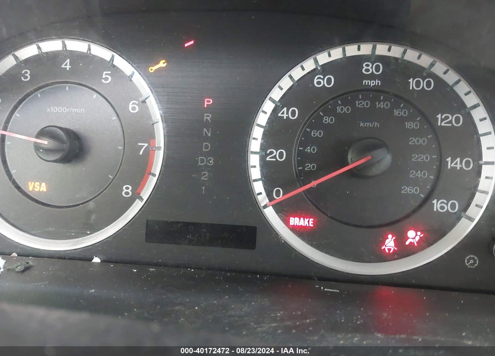 2008 HONDA ACCORD 2.4 LX VIN: 1HGCP26388A082847