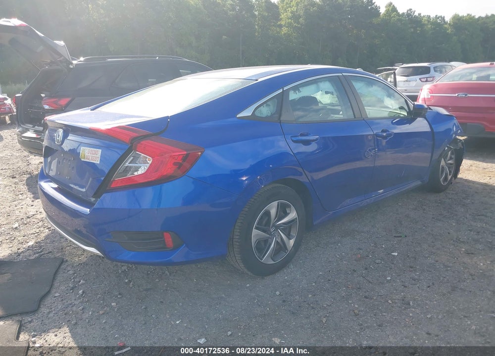 2020 HONDA CIVIC LX VIN: 19XFC2F64LE011295