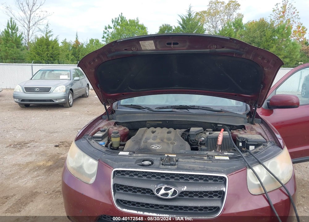 2007 HYUNDAI SANTA FE GLS VIN: 5NMSG13D57H110996