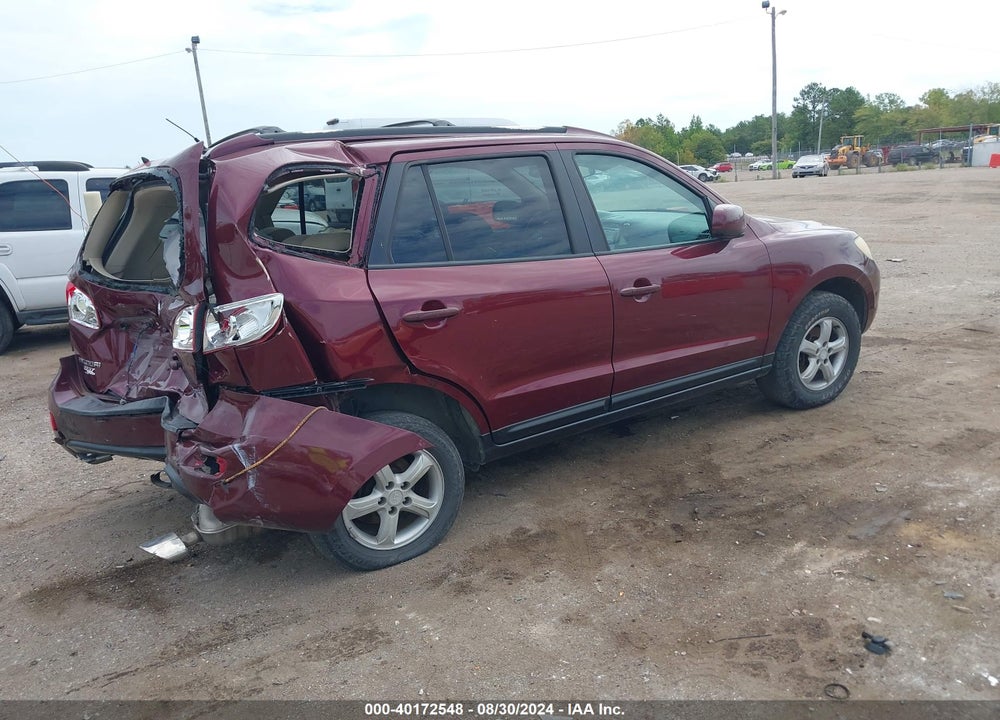 2007 HYUNDAI SANTA FE GLS VIN: 5NMSG13D57H110996
