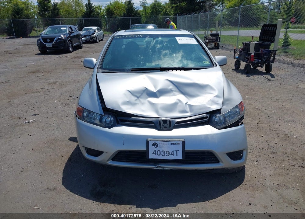 2006 HONDA CIVIC EX VIN: 2HGFG128X6H532098