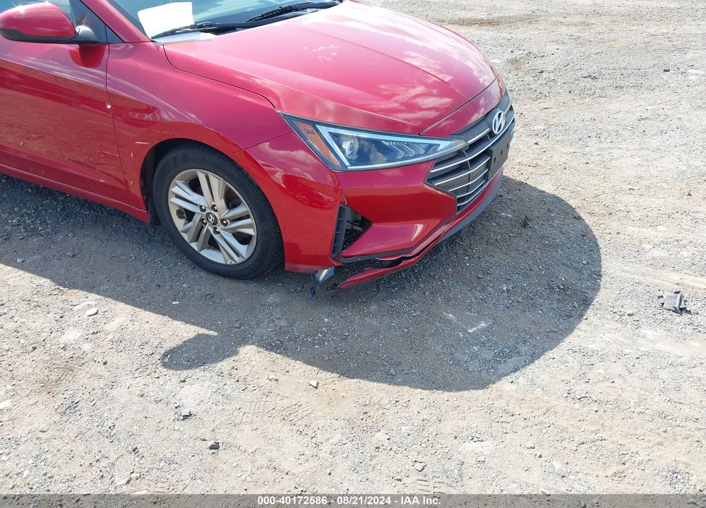 2019 HYUNDAI ELANTRA SEL VIN: 5NPD84LF4KH421419