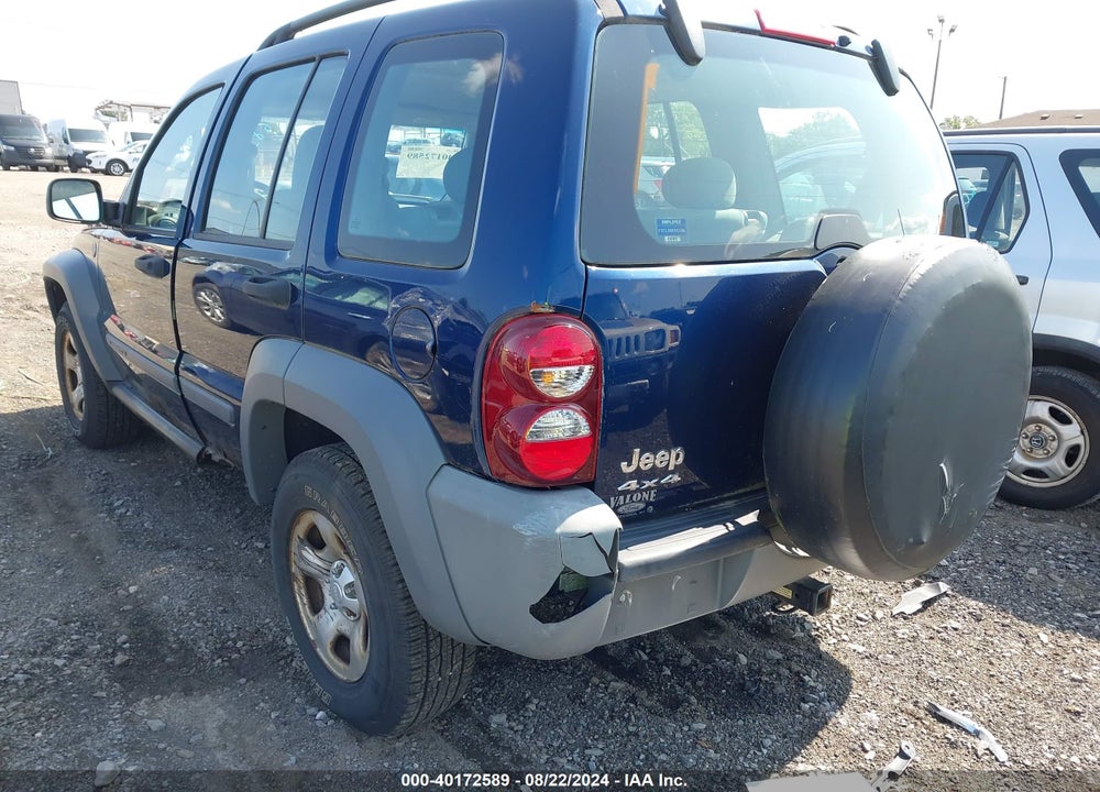 2005 JEEP LIBERTY SPORT VIN: 1J4GL48KX5W555877