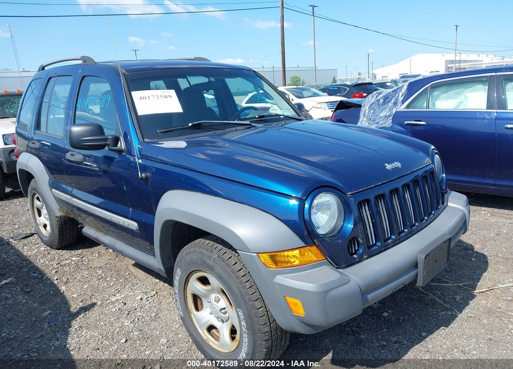 2005 JEEP LIBERTY SPORT VIN: 1J4GL48KX5W555877