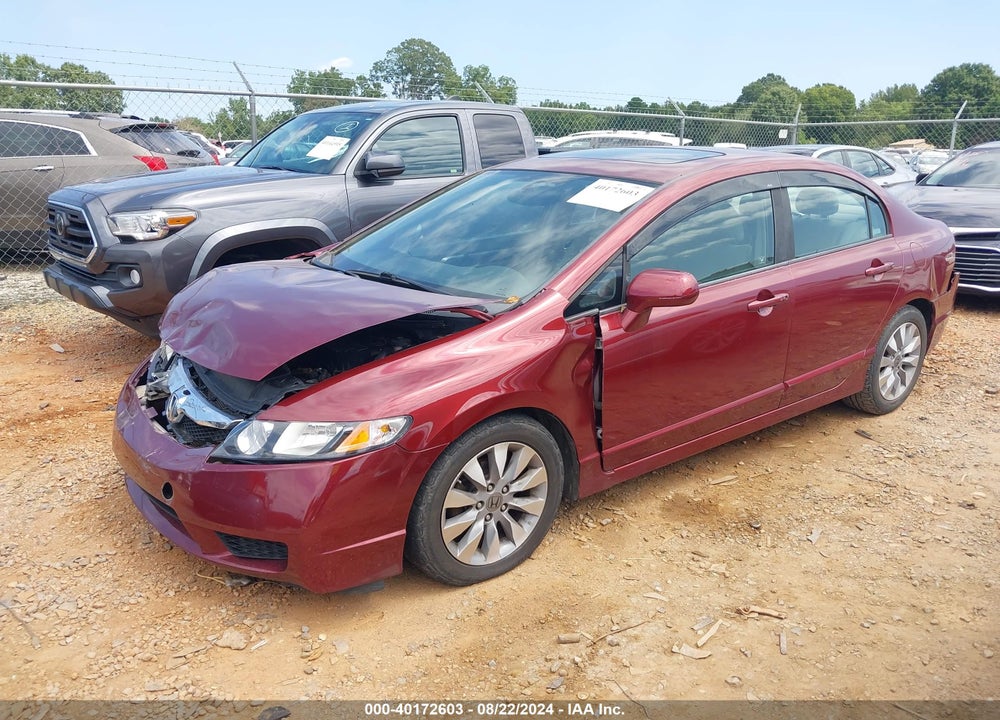 2009 HONDA CIVIC EX VIN: 19XFA16879E040221