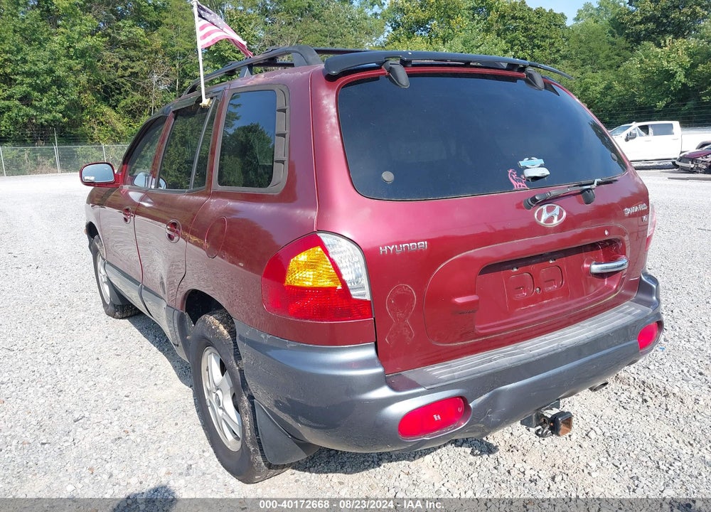2003 HYUNDAI SANTA FE GLS/LX VIN: KM8SC13D13U408388