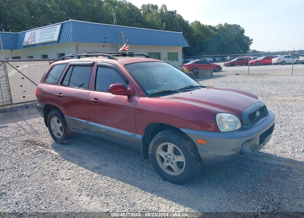 2003 HYUNDAI SANTA FE GLS/LX VIN: KM8SC13D13U408388