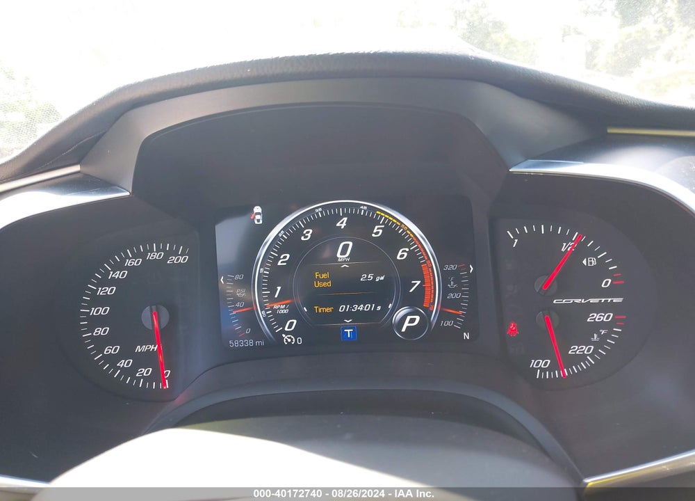 2016 CHEVROLET CORVETTE STINGRAY VIN: 1G1YB2D7XG5119700