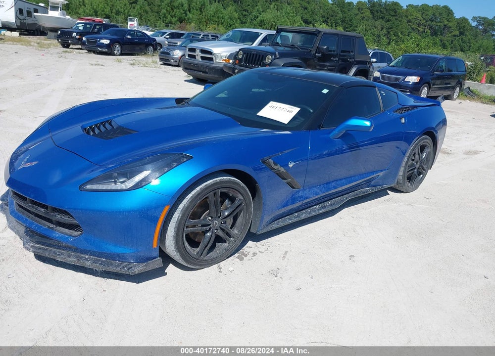 2016 CHEVROLET CORVETTE STINGRAY VIN: 1G1YB2D7XG5119700