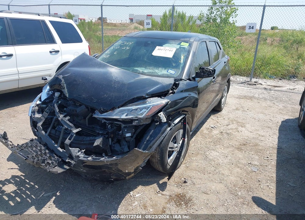 2022 NISSAN KICKS S XTRONIC CVT VIN: 3N1CP5BV8NL487198