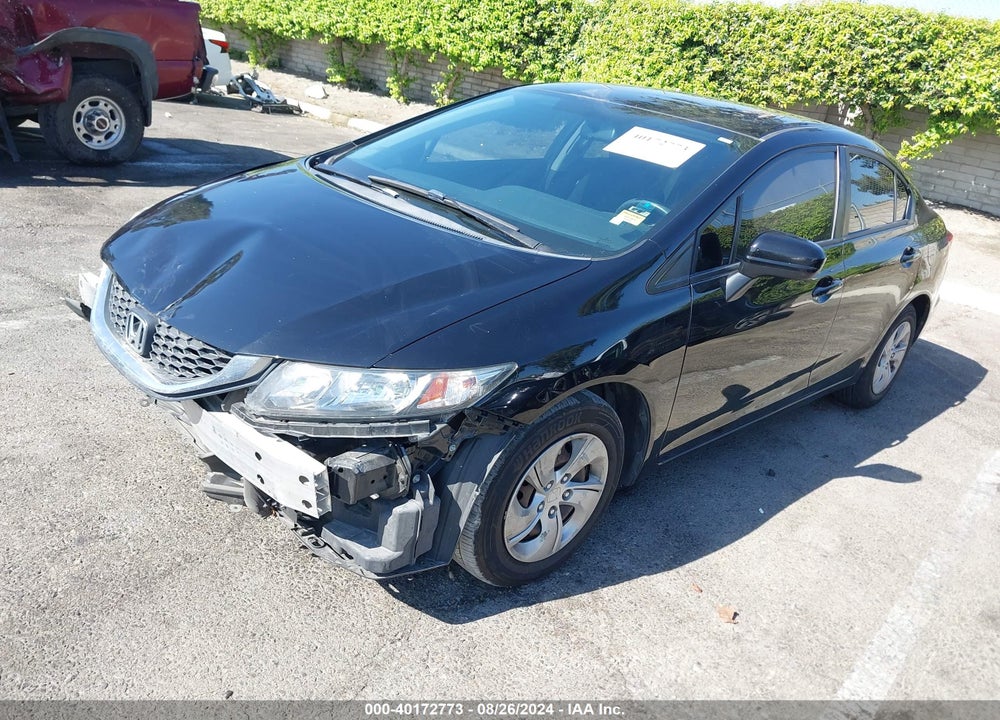 2015 HONDA CIVIC LX VIN: 19XFB2F55FE222004