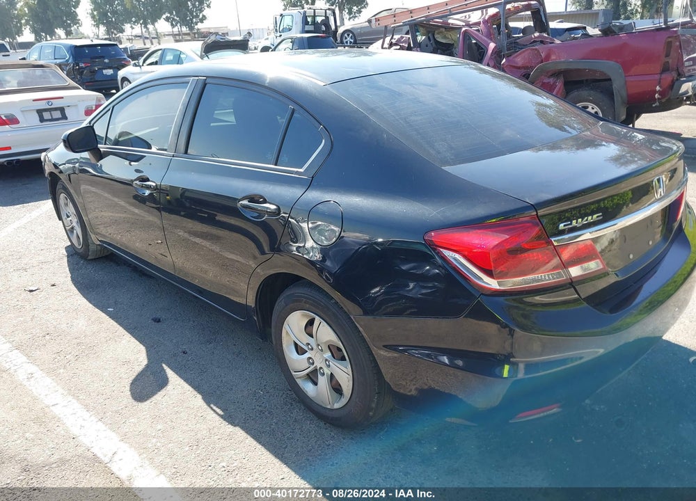 2015 HONDA CIVIC LX VIN: 19XFB2F55FE222004