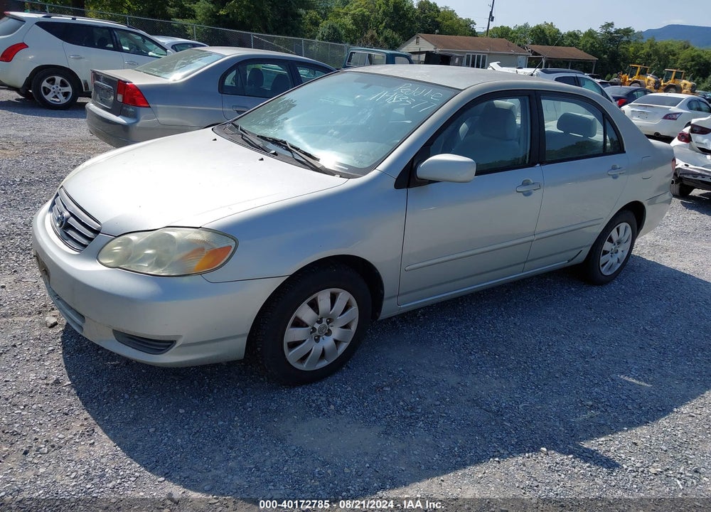 2003 TOYOTA COROLLA LE VIN: 1NXBR32E83Z035807