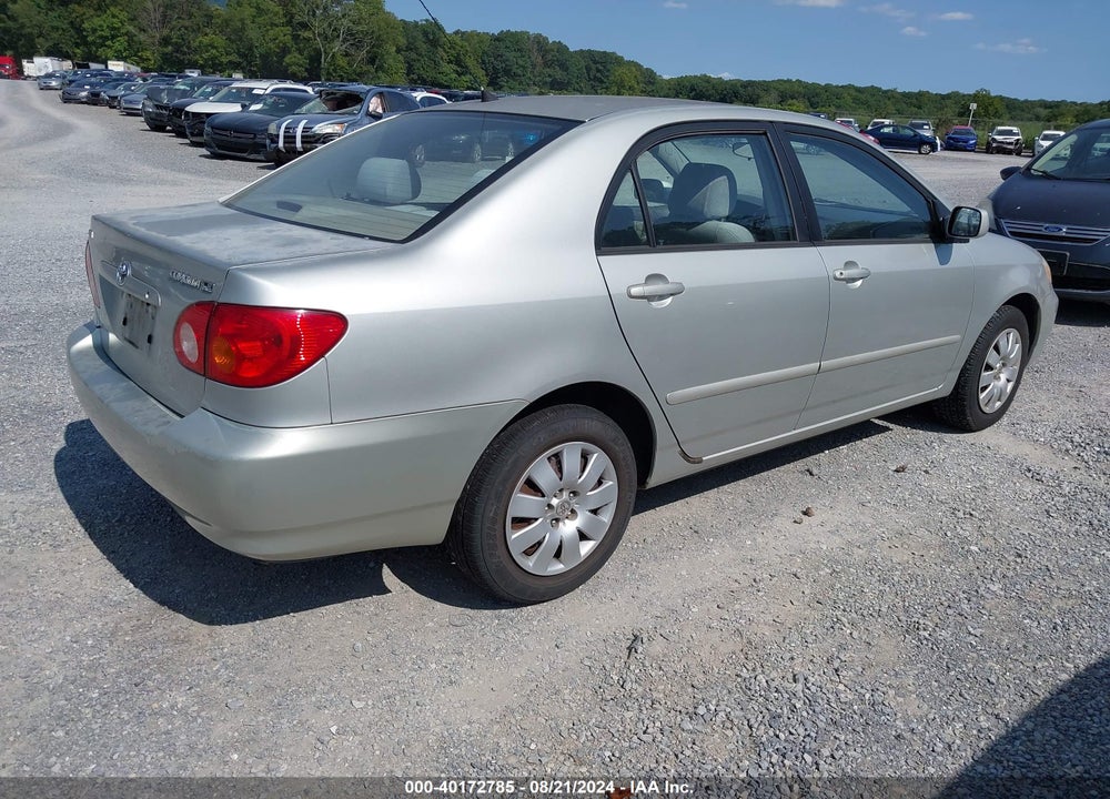 2003 TOYOTA COROLLA LE VIN: 1NXBR32E83Z035807