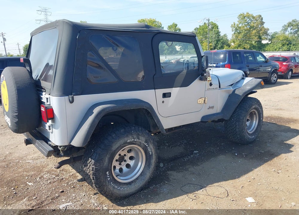 2002 JEEP WRANGLER X VIN: 1J4FA39S12P747110