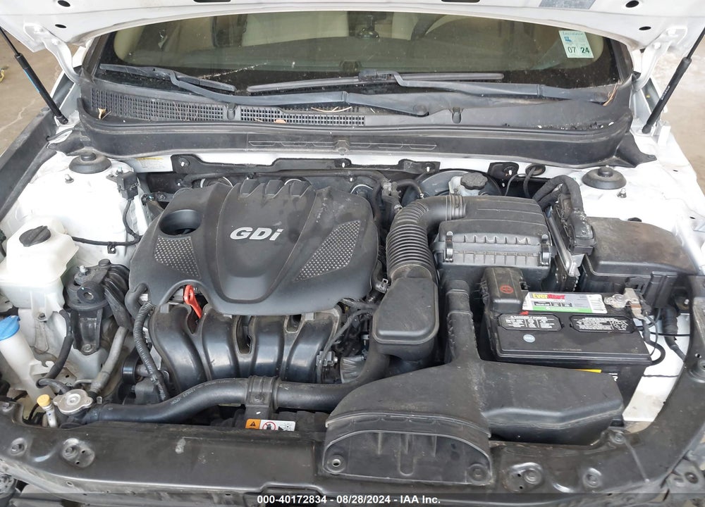 2013 HYUNDAI SONATA GLS VIN: 5NPEB4AC1DH581176