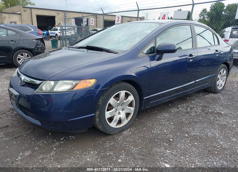 2007 HONDA CIVIC LX VIN: 1HGFA16597L098455