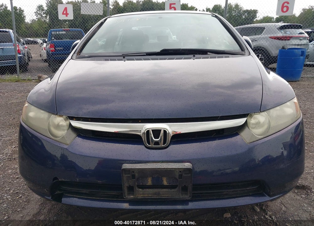 2007 HONDA CIVIC LX VIN: 1HGFA16597L098455