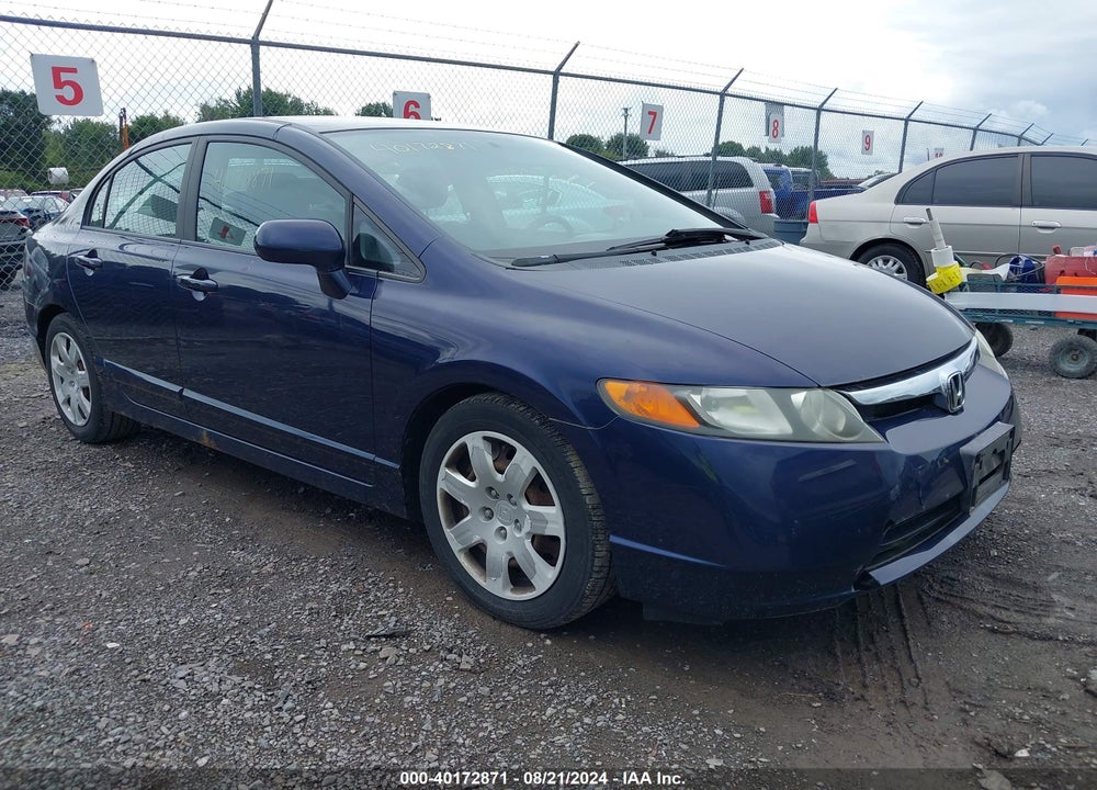 2007 HONDA CIVIC LX VIN: 1HGFA16597L098455
