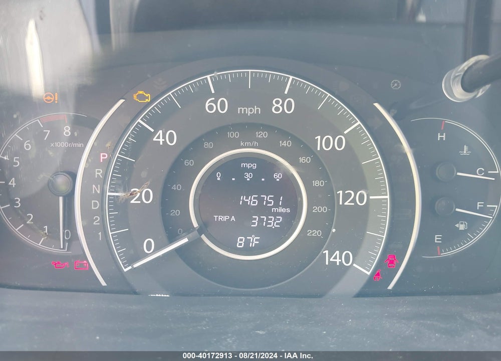 2014 HONDA CR-V EX-L VIN: 5J6RM4H77EL009007