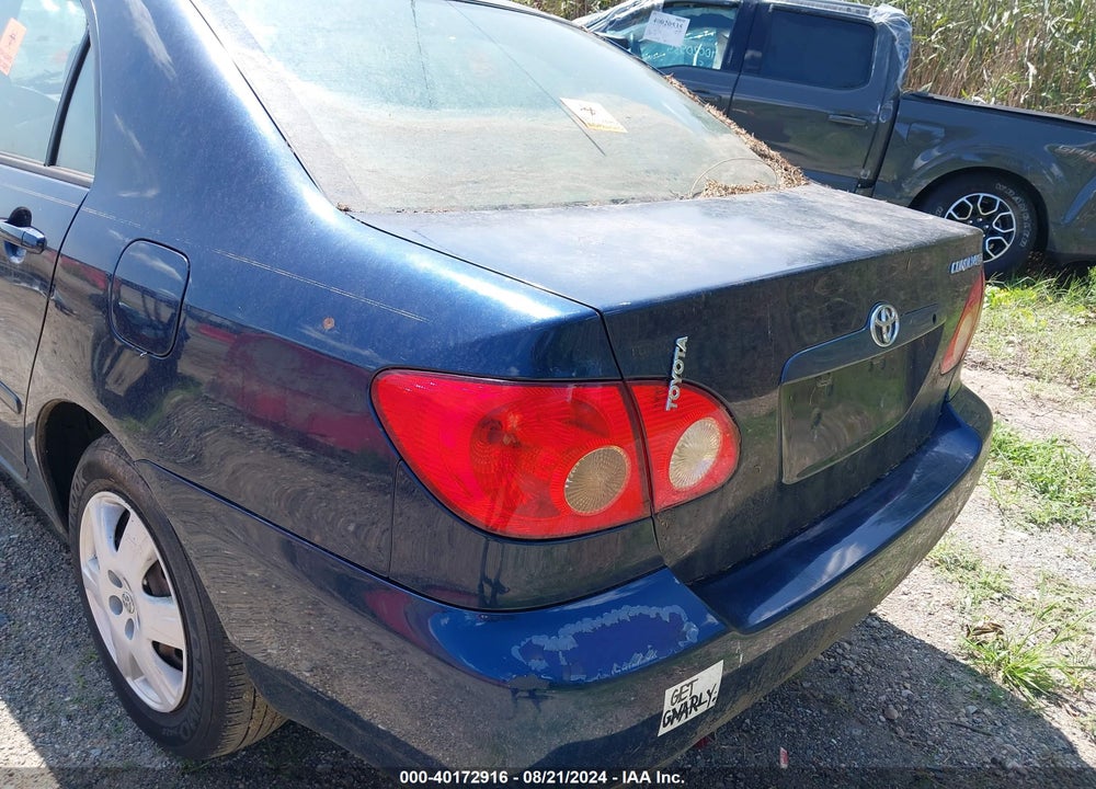 2005 TOYOTA COROLLA LE VIN: 2T1BR32E15C343941