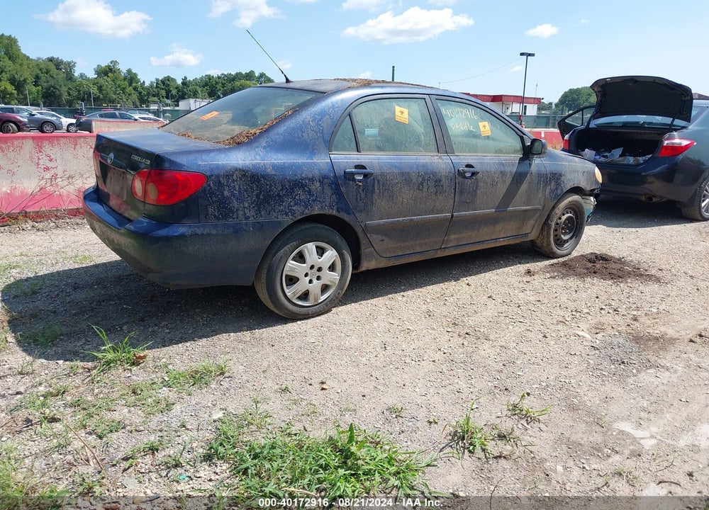 2005 TOYOTA COROLLA LE VIN: 2T1BR32E15C343941