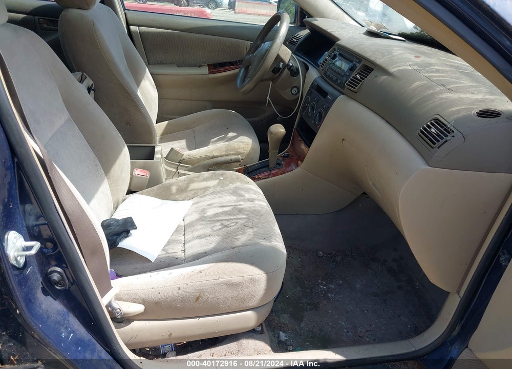 2005 TOYOTA COROLLA LE VIN: 2T1BR32E15C343941