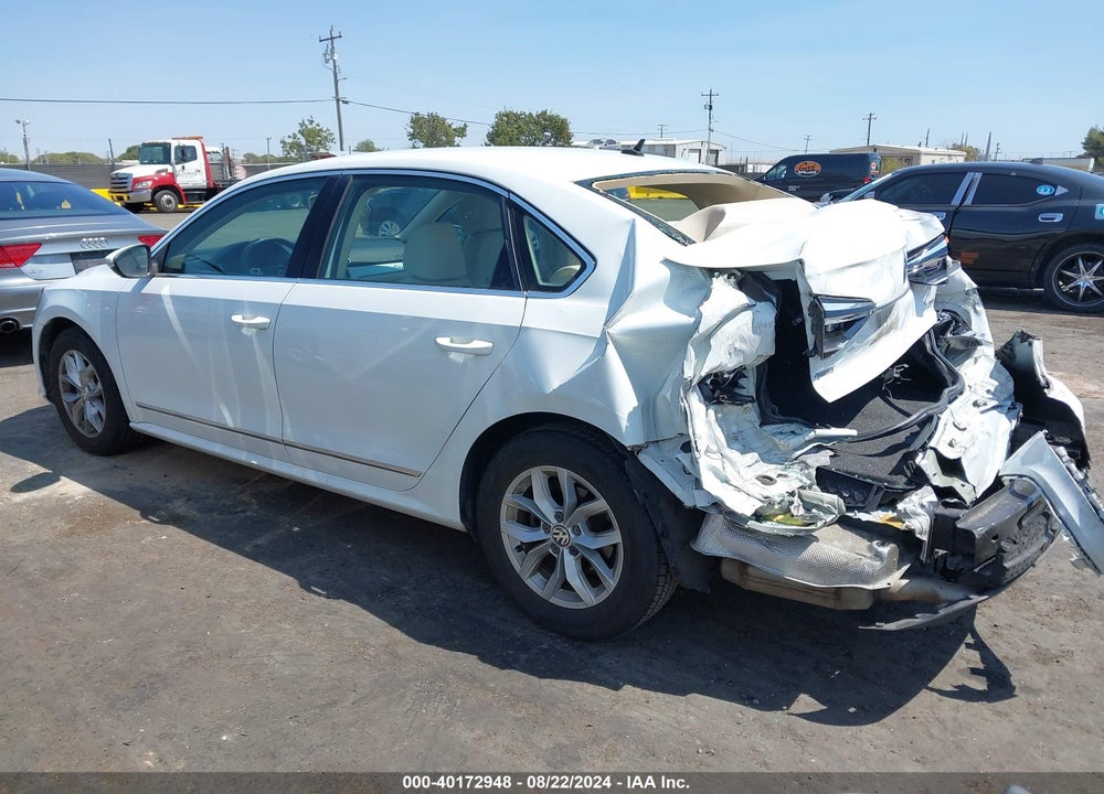 2017 VOLKSWAGEN PASSAT 1.8T S VIN: 1VWAT7A37HC023845