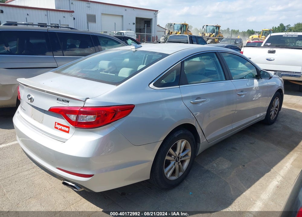 2016 HYUNDAI SONATA SE VIN: 5NPE24AF6GH279929