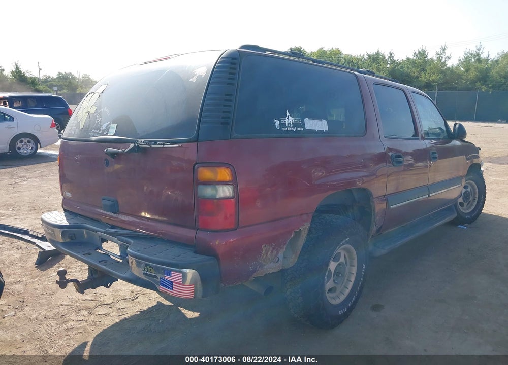 2002 CHEVROLET SUBURBAN 1500 LS VIN: 1GNFK16ZX2J175182