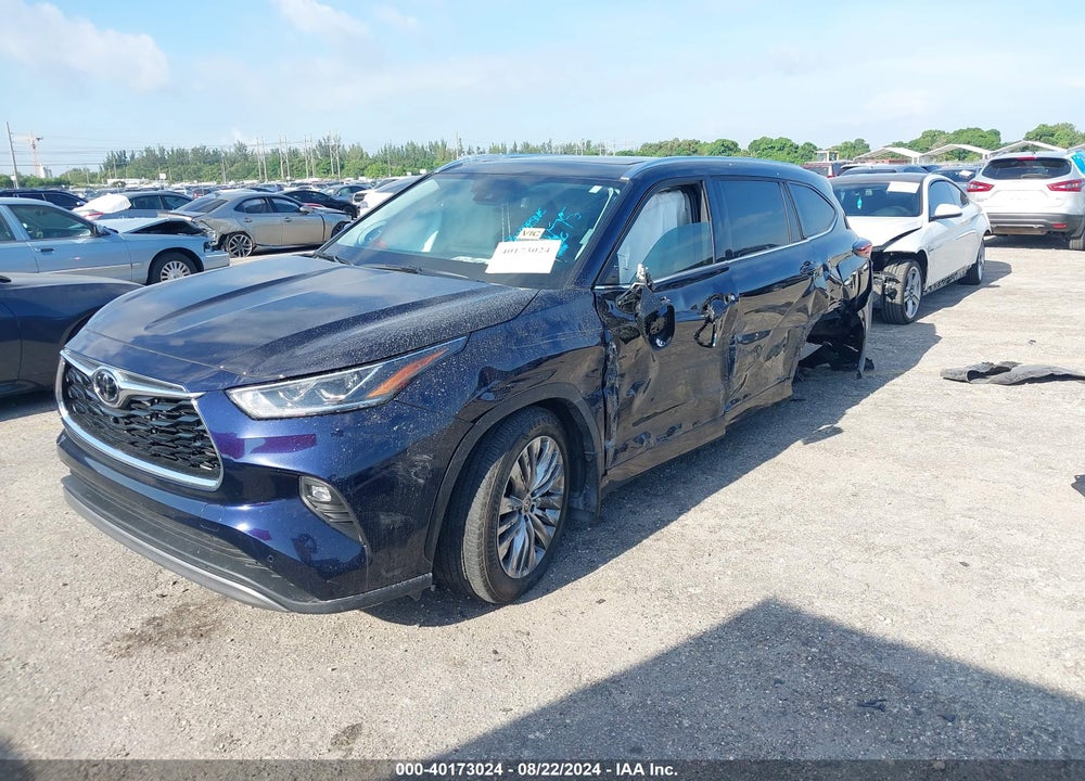2024 TOYOTA HIGHLANDER PLATINUM VIN: 5TDKDRAH8RS540969