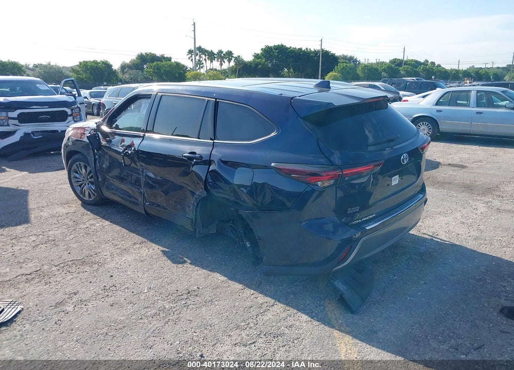 2024 TOYOTA HIGHLANDER PLATINUM VIN: 5TDKDRAH8RS540969