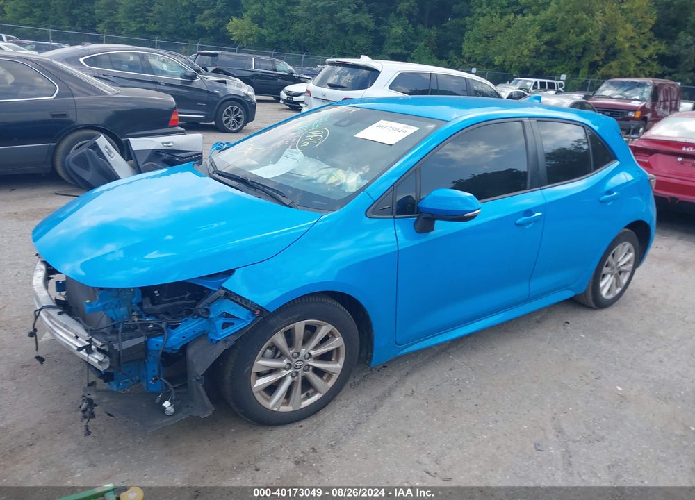2022 TOYOTA COROLLA XSE VIN: JTNC4MBE9N3161563